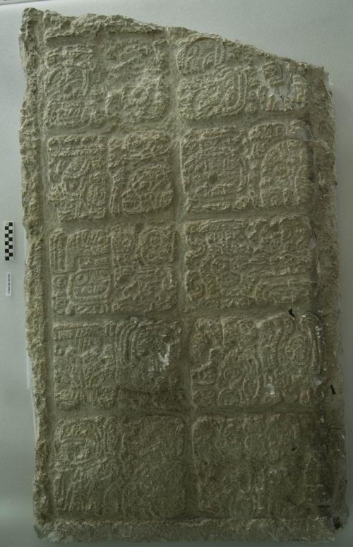 Cast of part of Stela 7, back bottom