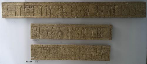 Cast of frieze from the Red House/Casa Colorada glyyhs 31-42