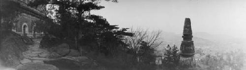 Panoramic photographs of pagoda