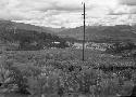 Panorama of Cuzco valley, center picture