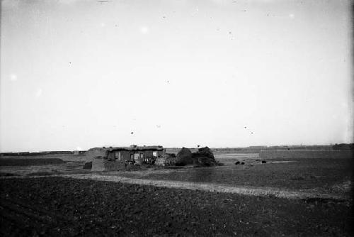 Small farm on outskirts