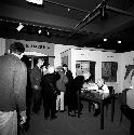 Lorna Marshall at event reception, Peabody Museum