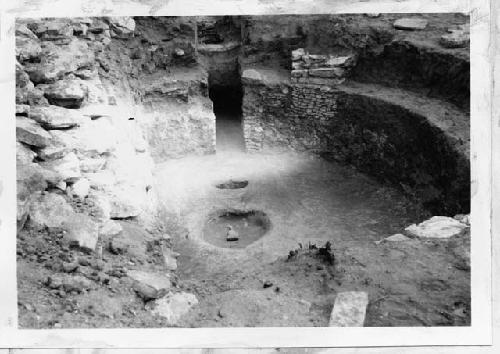 Kiva 2 from north; completely excavated