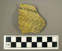 Jeddito black-on-yellow potsherd