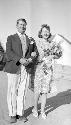 Mr. and Mrs. Brew immediately after the ceremony