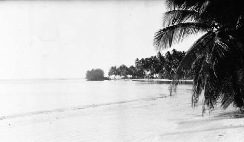 Two view of shore line near Joyunda