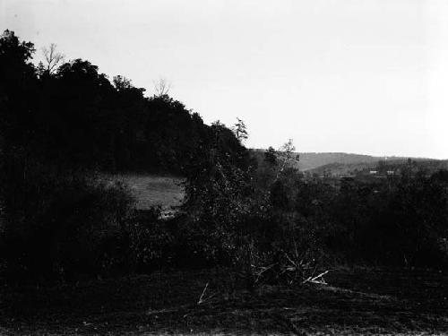 Monacan site on right bank of James River at Hugnenot Springs