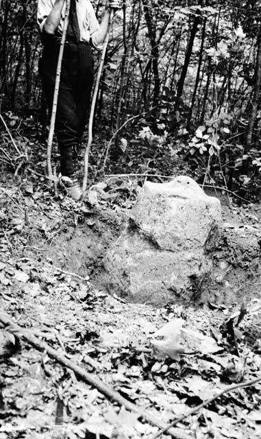 Ridge short distance south of Damon, site of soapstone pits