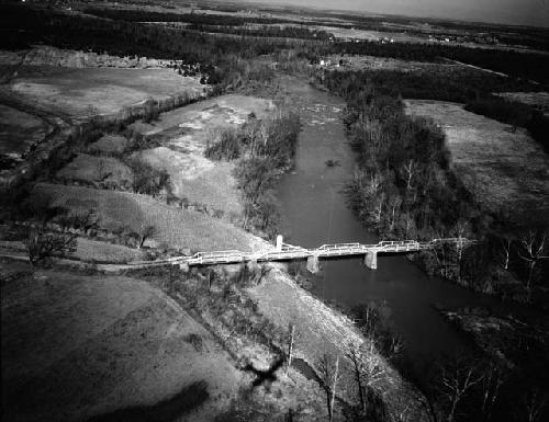 Looking up the Valley of the Rappahannock from Kellys Ford