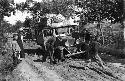 Shansi, September 1935, bus, on south road through Shansi