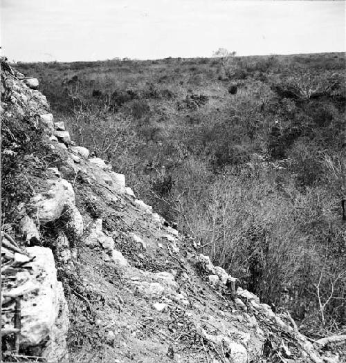 Mound 1 profile (from West) of stairway on South side