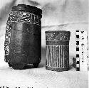 Two Ceramic Vases with Incised Decoration