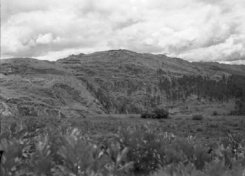 Panorama of Cuzco valley, left picture