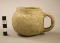 Plain pottery mug