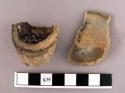 Ceramic crucible sherds