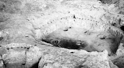 Red Hill site, structure 203, view looking west