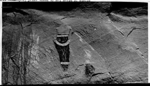 Petroglyphs. Rock Creek, Glen Canyon. Site 42KA265-2