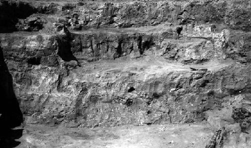 Red Hill site, stratification of structure 201C over 208