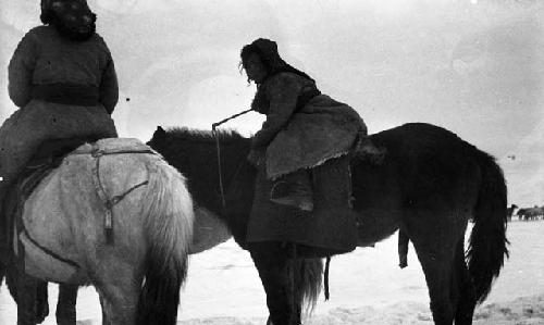 Kazak (Qazaq) child on horse