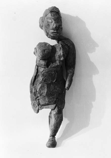 Incomplete female terra cotta figurine