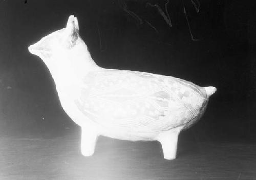 Part of animal form jar