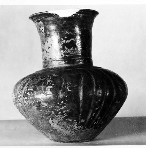 Plumbate standard jar, gadrooned