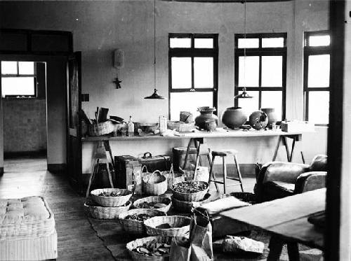 Pottery room in Staff house