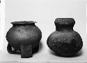 Two pottery vessels