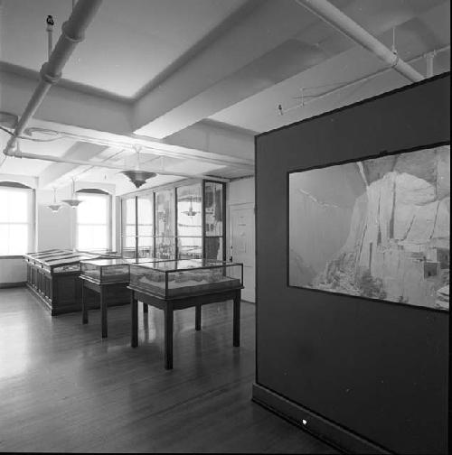 Second floor gallery at the Peabody Museum