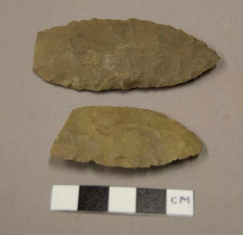 Leaf-shaped stone blades