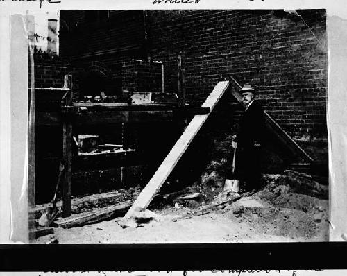 Ground Breaking Ceremony of Peabody Museum Addition in 1913