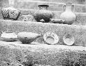 Pottery objects from the Conte collection