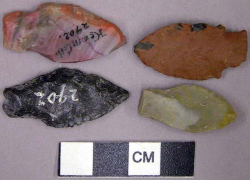 Stone projectile points