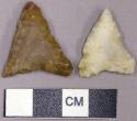 Stone projectile points