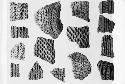 Corrugated potsherds from Pueblo III Levels - Various Sites