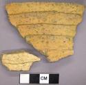 Corrugated potsherds