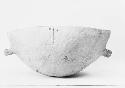 Mancos black on white pottery vessel from Pueblo II horizons, site 3, burial 1