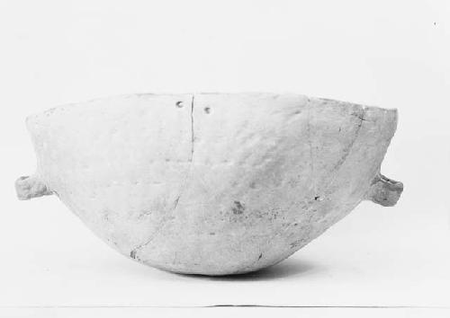 Mancos black on white pottery vessel from Pueblo II horizons, site 3, burial 1