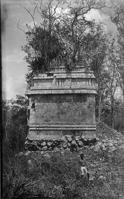 Temple facade in Dzitbaltum