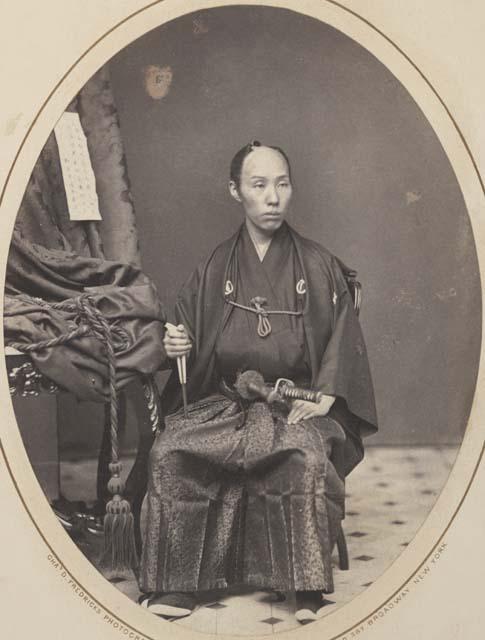 Samurai portrait, Japanese delegation visit to New York