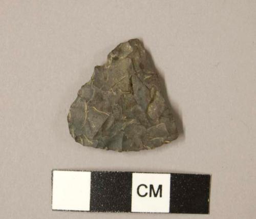 Chipped stone, projectile point, triangular