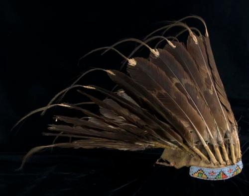 Eagle feather bonnet.
