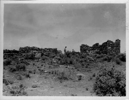 Site LS-13-2 , Ruin Park, looking east