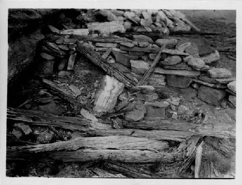 Lower Kiva on Mesa Site. S. end of Ruin Park