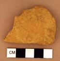 Coarse earthenware body sherd, possibly incised