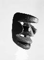 Black wooden mask, Bloge (Mano), Yi Bo Gei GO (Gio)