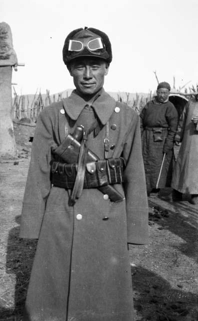 Mongol in uniform, conscripted him for the bandit patrol