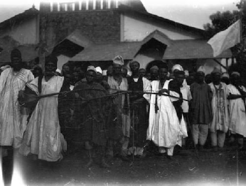 Njoya's musicians with fiddles