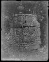 Funeral urn of stone from third temple at the south