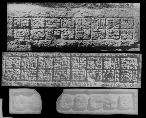 Frontal Inscription of Lintels 26, also lintels 27, 28